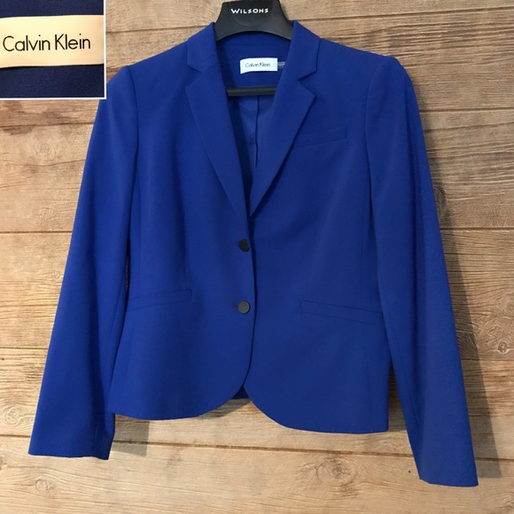 calvin klein royal blue jacket